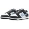 Nike Dunk Anti Slip Wear Resistant Low Top Skateboard Shoes Men's Black White IB3079-100 - фото 625280