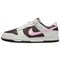 Nike Dunk Anti Slip Wear Resistant Low Top Skateboard Shoes Men's White Pink IB8510-100 - фото 625300