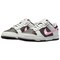 Nike Dunk Anti Slip Wear Resistant Low Top Skateboard Shoes Men's White Pink IB8510-100 - фото 625302