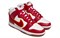 Nike Dunk High Chenille Swoosh White Gym Red DR8805-101 - фото 625325