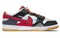 Nike Dunk Low Scrap Black Grey University Red DN1775-001 - фото 625445