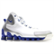 Nike Shox VC III Cushioning Slip Resistant And Abrasion Resistant Mid Top Basketball Shoes Men's White Silver Blue pz--8409895810459473892 - фото 628261