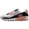 Nike Air Max 90 Anti Slip Wear Resistant Low Top Running Shoes Women's White Black Orange DH8010-109 - фото 629667