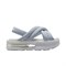 Nike AIR MAX ISLA Beach Sandals Women's Silver Gray HJ8168-001 - фото 630241
