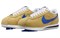Nike Cortez Abrasion Resistant Low Top Running Shoes Women's Yellow Blue DZ2795-701 - фото 631015