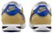 Nike Cortez Abrasion Resistant Low Top Running Shoes Women's Yellow Blue DZ2795-701 - фото 631017