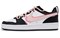 Nike Court Borough Non slip Lightweight Low Top Skateboard Shoes GS Black Pink pz--2265394118001591523 - фото 631106