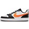 Nike Court Borough Non slip Lightweight Low Top Skateboard Shoes GS Black Pink pz--2265394118001591523 - фото 631111
