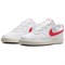 Nike Court Vision Anti Slip Wear Resistant Low Top Skateboard Shoes Women's White Red HV5246-100 - фото 631242