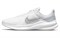 Nike Downshifter 11 White Metallic Silver Women's CW3413-100 - фото 631376