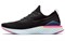 Nike Epic React Flyknit 2 Black Sapphire Hyper Pink Women's BQ8927-003 - фото 631571